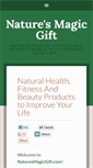 Mobile Screenshot of naturesmagicgift.com